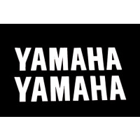 Stickerset Yamaha Wit