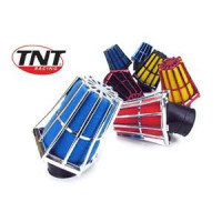 TNT Powerfilter Rood geanodiseerd met gele spons.