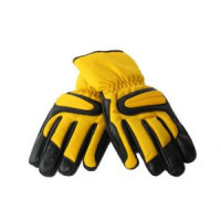 Winterhandschoenen Zwart/Geel (XL)
