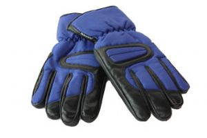 Winterhandschoenen Zwart/Blauw (XL)